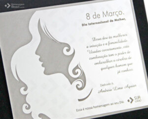 Placa de Homenagem - Homenagem Brasil