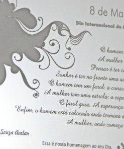 Placa de Homenagem - Homenagem Brasil