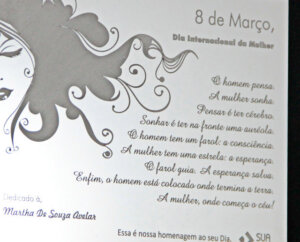 Placa de Homenagem - Homenagem Brasil