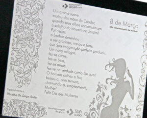 Placa de Homenagem - Homenagem Brasil