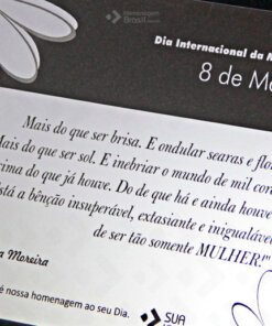 Placa de Homenagem - Homenagem Brasil