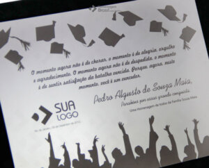 Placa de Homenagem - Homenagem Brasil