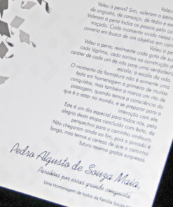 Placa de Homenagem - Homenagem Brasil