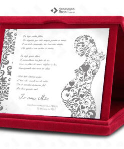 Placa Com Estojo LUXO – Mães