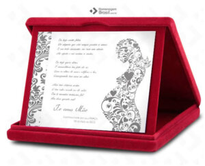 Placa Com Estojo LUXO – Mães