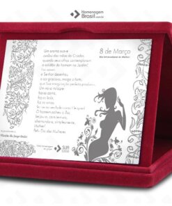 Placa Com Estojo LUXO – Mulheres