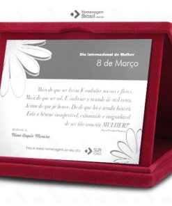 Placa Com Estojo LUXO – Mulheres