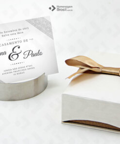 Convite Especial p/ PADRINHOS - Ouro PL110