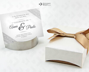 Convite Especial p/ PADRINHOS - Ouro PL110