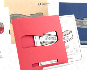 Convite INOX - A partir de 10 Unid.