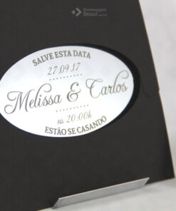 Convite INOX - A partir de 10 Unid.