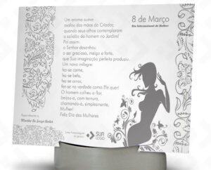 Placa Com Base Expositora – Mulheres