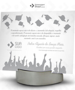 Placa Com Base Expositora – Formatura