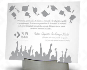 Placa Com Base Expositora – Formatura