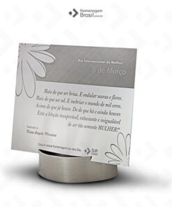 Placa Com Base Expositora – Mulheres