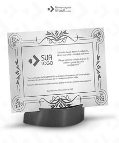 Placa Com Base Expositora – Agradecimento
