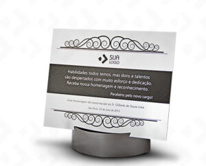 Placa Com Base Expositora – Honra Ao Mérito