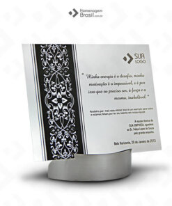 Placa Com Base Expositora – Honra Ao Mérito