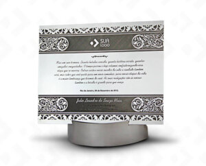 Placa Com Base Expositora – Formatura