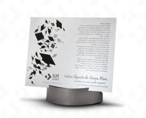 Placa Com Base Expositora – Formatura