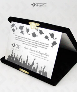 Placa Com Estojo PRIME – Formatura