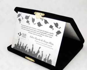 Placa Com Estojo PRIME – Formatura