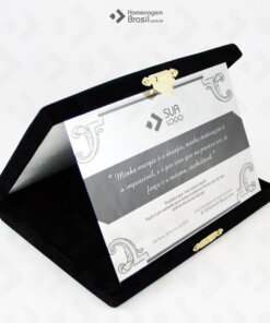 Placa Com Estojo PRIME – Institucional