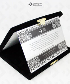 Placa Com Estojo PRIME – Formatura