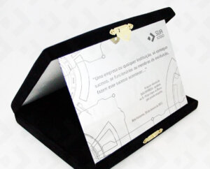 Placa Com Estojo PRIME – Reconhecimento