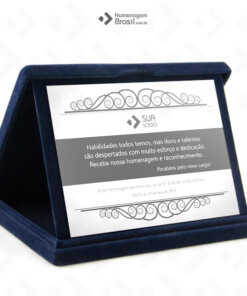 Placa Com Estojo LUXO – Premiação