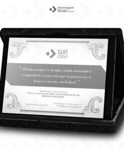 Placa Com Estojo LUXO – Institucional