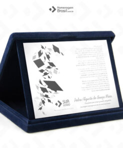 Placa Com Estojo LUXO – Formatura