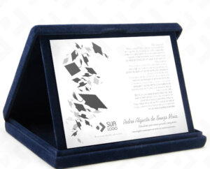 Placa Com Estojo LUXO – Formatura