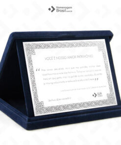 Placa Com Estojo LUXO – Institucional