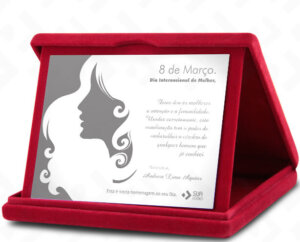 Placa Com Estojo LUXO – Mulheres