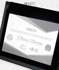 Placa Pasta – Certificado
