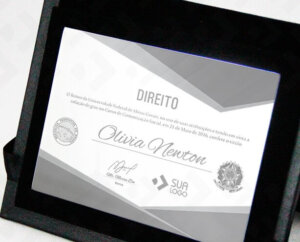 Placa Pasta – Certificado