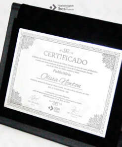 Placa Pasta – Certificado