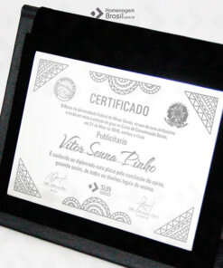 Placa Pasta – Certificado