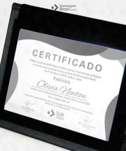 Placa Pasta – Certificado