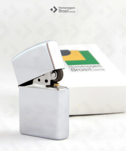 Isqueiro De Fluido - Em Metal (Tipo Zippo)