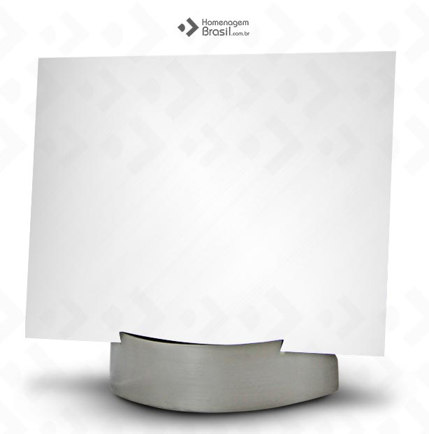 Placa Com Base Expositora – Vc Quem Faz